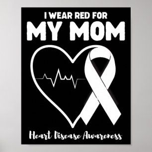 Poster Eu Visto Vermelho Para Minha Mãe, Mês De Consciênc