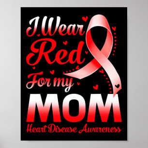 Poster Eu Visto Vermelho Para Minha Mãe Sensibilização Pa