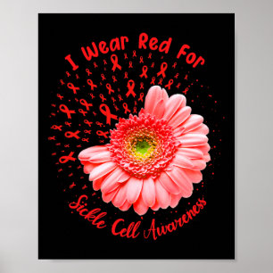 Poster Eu Visto Vermelho Para O Sobrevivente De Consciênc