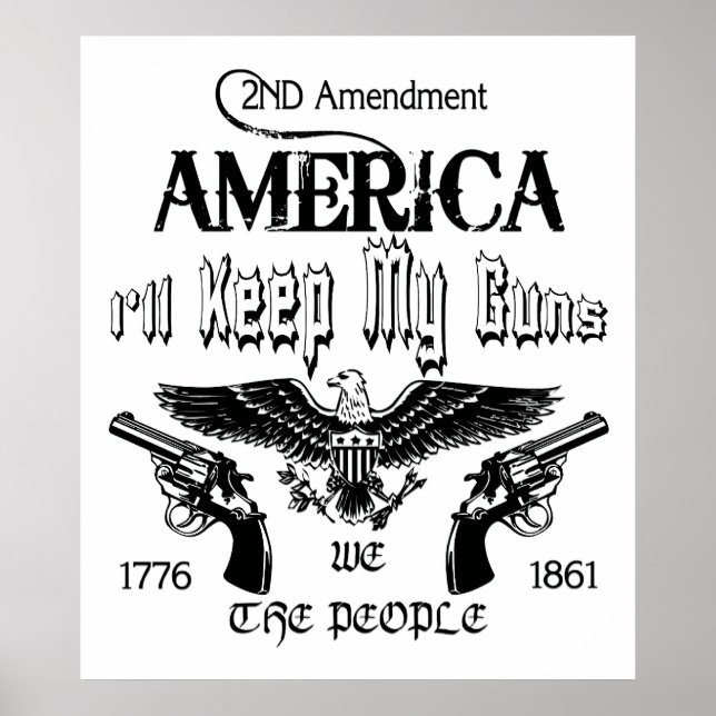 Pôster Eu vou ficar com as minhas armas! (Frente)