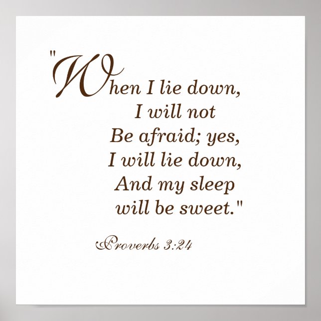 Poster Eu vou me deitar, e meu sono vai ser doce (Frente)