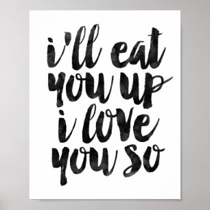 Poster Eu vou te comer, eu te amo tanto