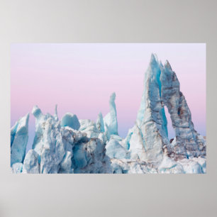 Poster EUA, Alasca, Parque Nacional Glacier Bay. Margerie