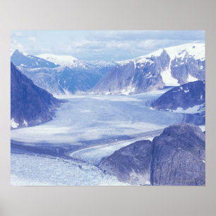 Poster EUA, Alaska, Wrangell-Rua Elias NP, Leconte