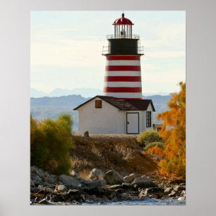 Poster EUA, Arizona, Lago Havasu. Vista do Ocidente