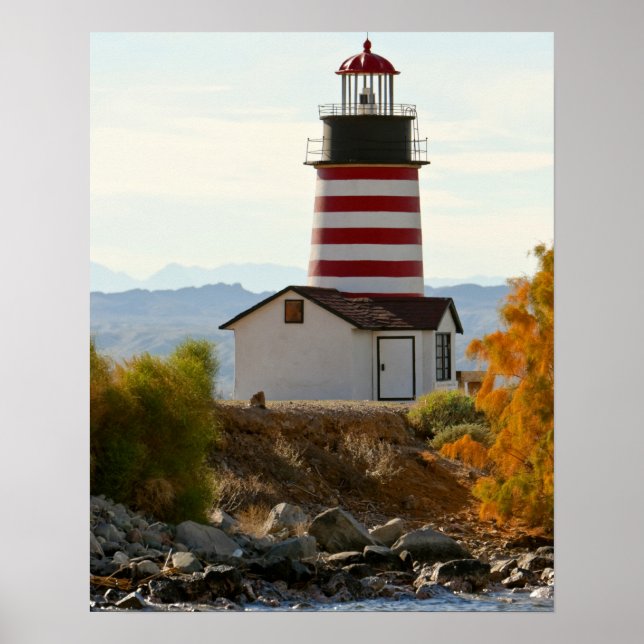Poster EUA, Arizona, Lago Havasu. Vista do Ocidente (Frente)