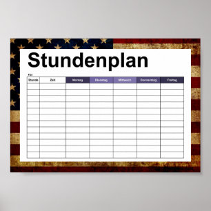 Pôster EUA / Bandeira esvajada