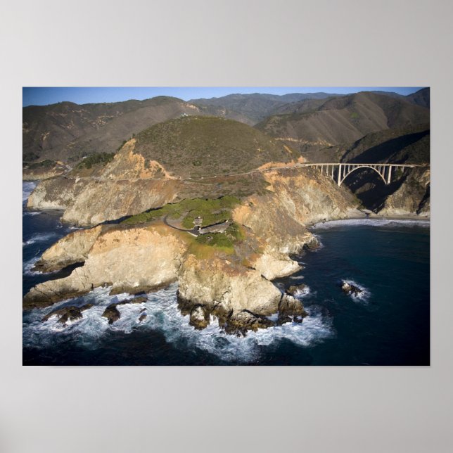 Pôster EUA. Califórnia. Big Sur. Ponte Bixby (Frente)
