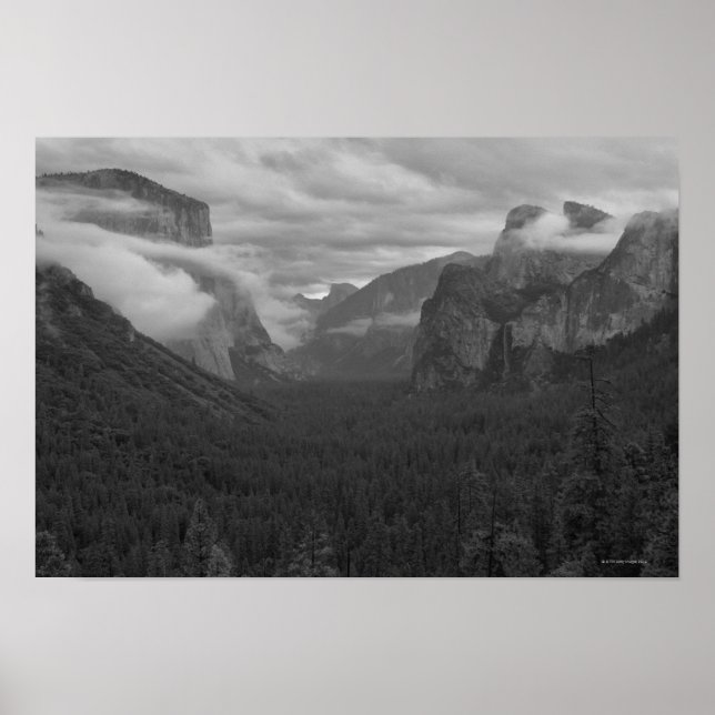 Pôster EUA, Califórnia, Condado de Mariposa, Yosemite (Frente)