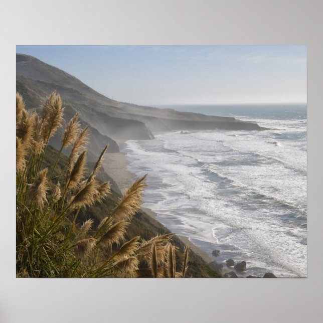 Pôster EUA, Califórnia, Costa Mendocino (Frente)