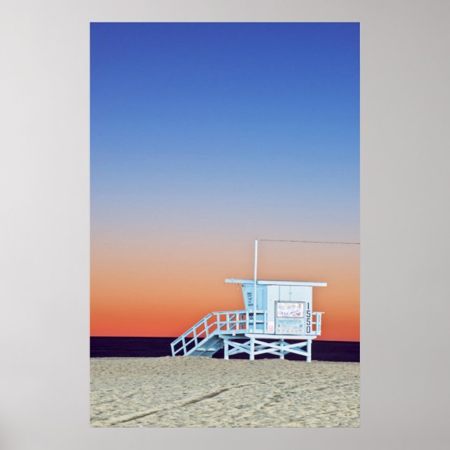 Poster EUA, Califórnia, Los Angeles, Papais noeis Monica  (Frente)