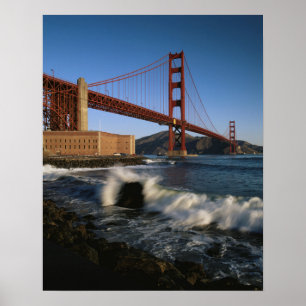 Pôster EUA, Califórnia, São Francisco, Golden Gate