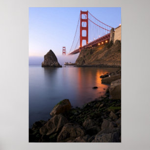 Pôster EUA, Califórnia, São Francisco. Golden Gate 2