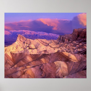 Poster EUA, Califórnia. Vista do Ponto Zabriske