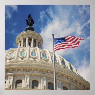 Pôster EUA, Colômbia, Washington DC, Capitol Building