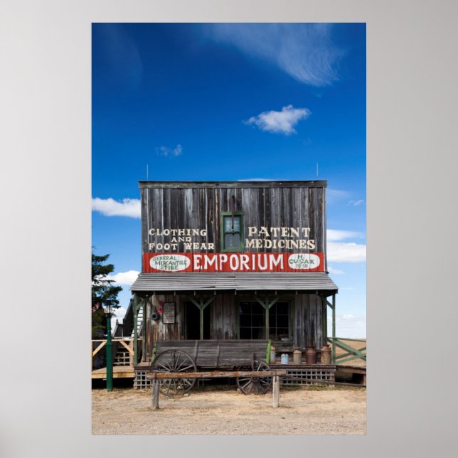 Poster EUA, Dakota do Sul, Stamford, 1880 Town 2 (Frente)