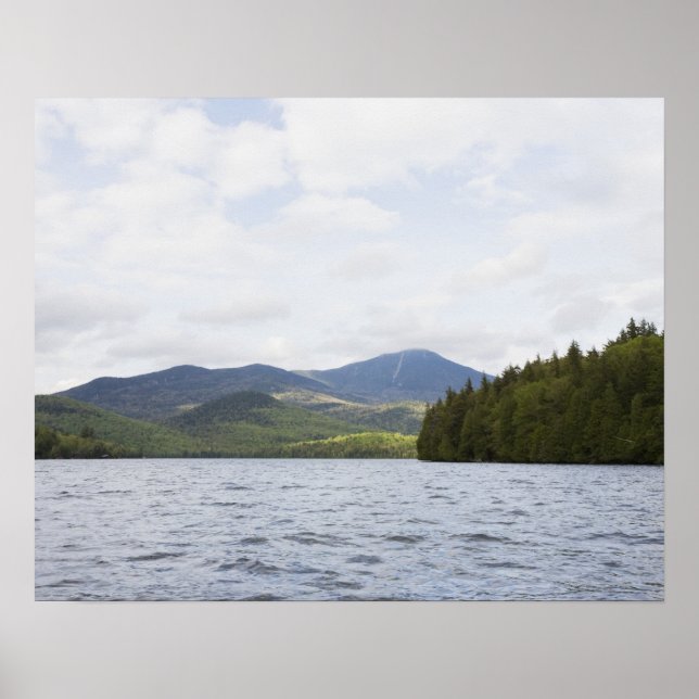 Poster EUA, Estado de Nova Iorque, Montanhas Adirondack,  (Frente)