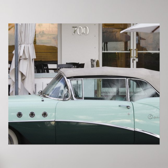 Pôster EUA, Florida, Miami Beach: South Beach, 1956 (Frente)