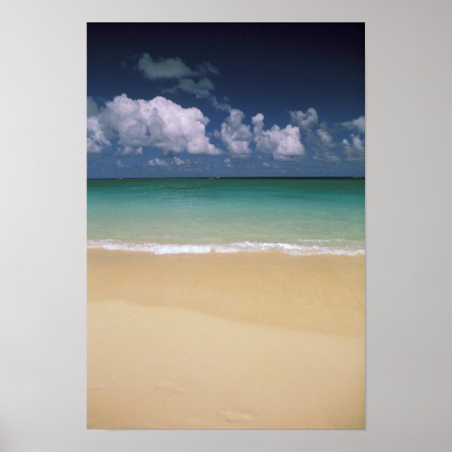 Poster EUA, Havaí. Cena de praia (Frente)