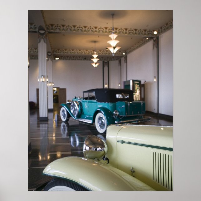 Poster EUA, Indiana, Auburn: Auburn, Cord, Duesenberg 8 (Frente)