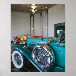 Pôster EUA, Indiana, castanho-aloirado: