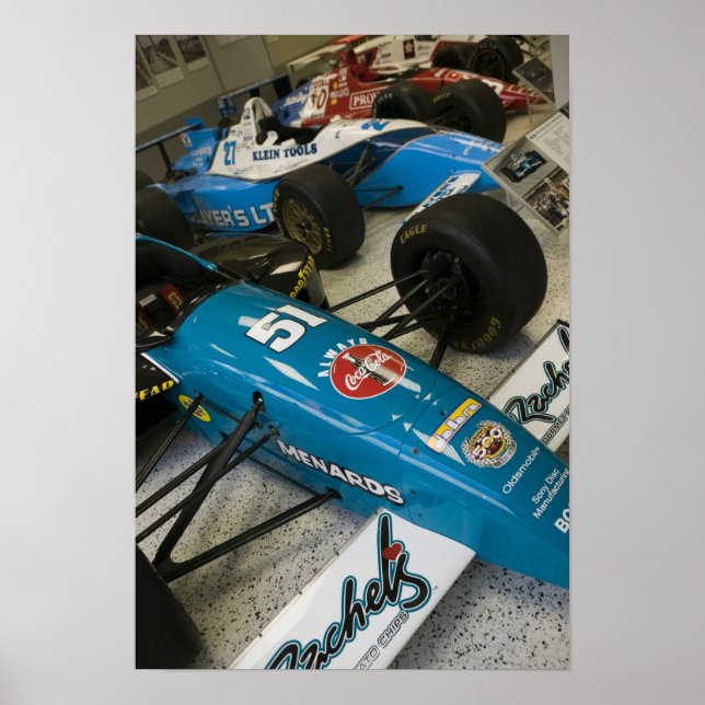 Poster EUA, Indiana, Indianapolis: Motor de Indianapolis (Frente)