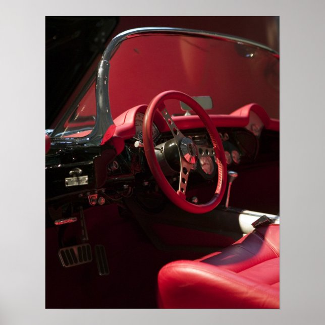 Poster EUA, Kentucky, Boliche Verde: Corvette Nacional (Frente)