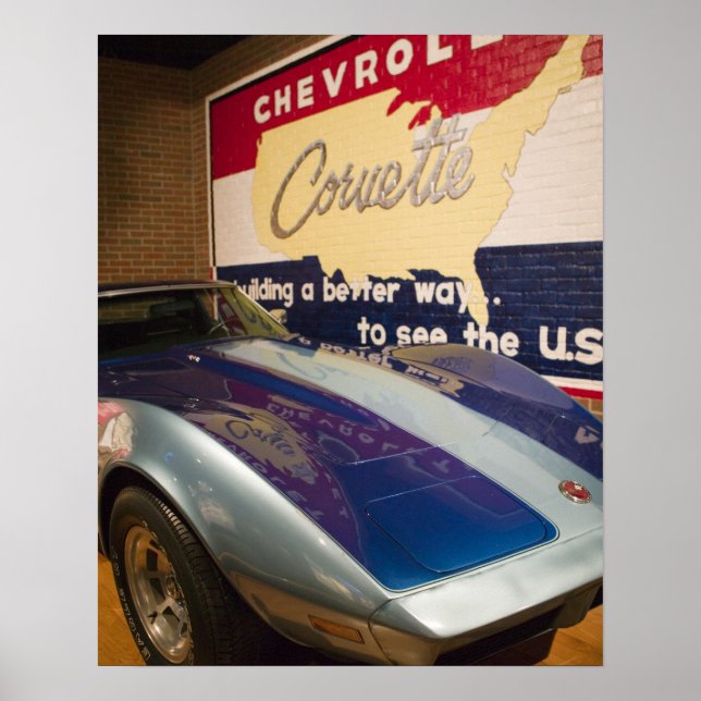 Poster EUA, Kentucky, Bowling Green: Corvette Nacional 2 (Frente)