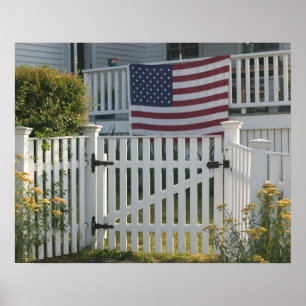 Pôster EUA, Massachusettes, Gloucester: Cerca patriótica