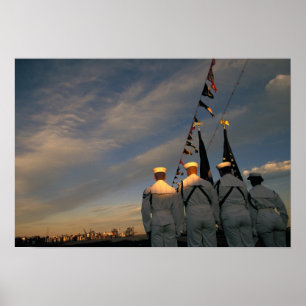 Poster EUA, Massachusetts, Boston. Cor do Marinho EUA