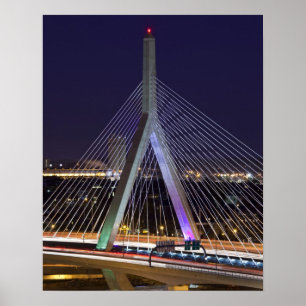 Pôster EUA, Massachusetts, Boston. Leonard Zakim
