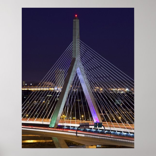 Pôster EUA, Massachusetts, Boston. Leonard Zakim (Frente)