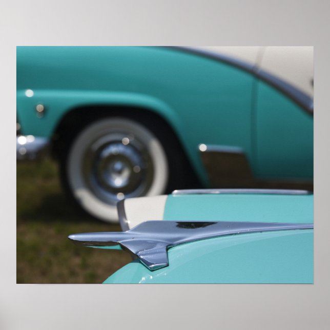 Pôster EUA, Massachusetts, Gloucester. Ford dos anos 50 (Frente)