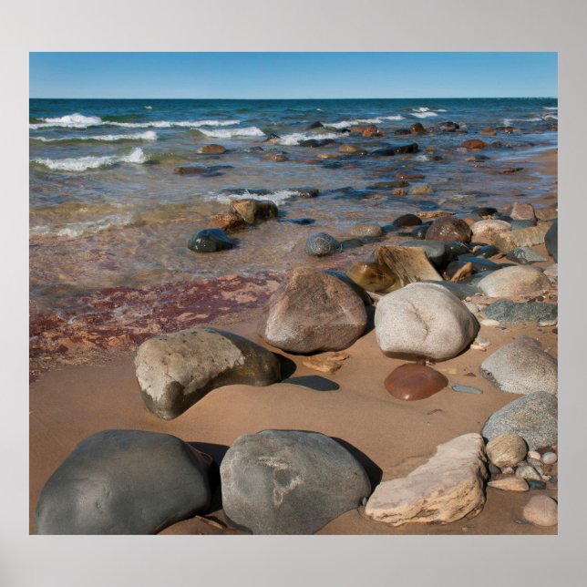 Poster EUA, Michigan. Cólveres Arredondados Em 12 Milhas (Frente)