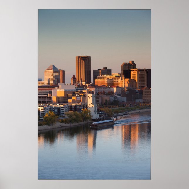 Pôster EUA, Minnesota, Minneapolis, Rua Paul 3. (Frente)