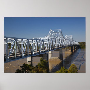 Poster EUA, Mississippi, Vicksburg. Rodovia I-20