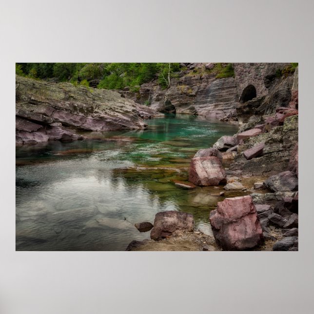 Pôster EUA, Montana, Glacier National Park 2 (Frente)