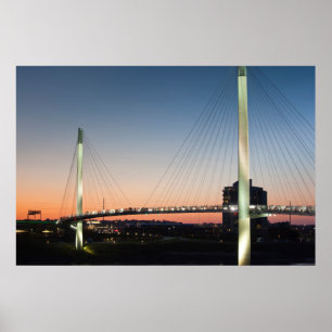 Pôster EUA, Nebraska, Omaha, Bob Kerrey Pedestrian