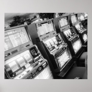 Poster EUA, Nevada, Las Vegas: Máquinas Caça-Níqueis de C