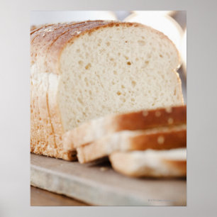 Pôster EUA, New-jersey, Jersey City, pão cortado