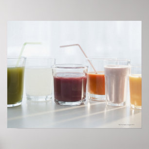 Poster EUA, New-jersey, Jersey City, smoothies frescos