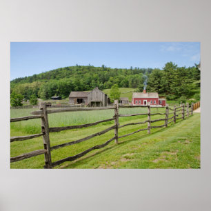 Poster EUA, New York, Cooperstown, o museu dos