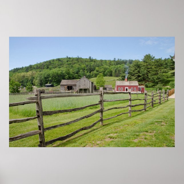 Poster EUA, Nova Iorque, Cooperstown, Museu de Agricultor (Frente)