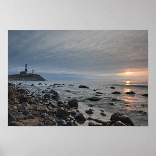 Pôster EUA, Nova Iorque, East Hampton. Montauk Point (Frente)