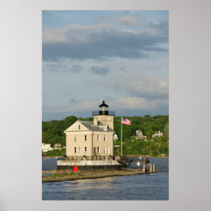 Pôster EUA, Nova York, Kingston, Rio Hudson. Rondout