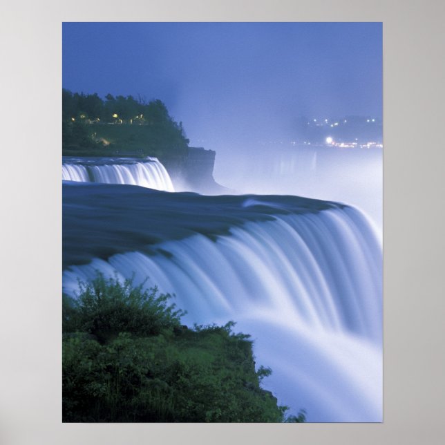 Poster EUA, Nova York, Niagara Falls. American Falls in (Frente)