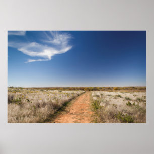 Pôster EUA, Oklahoma, Black Kettle National Grasslands