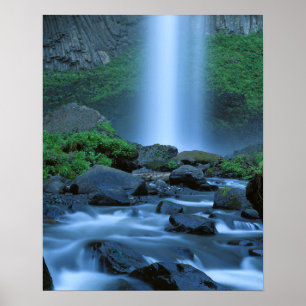 Poster EUA, Oregon, Columbia Gorge, Latourell Falls