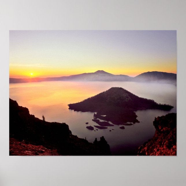 Poster EUA, Oregon, Parque Nacional Crater Lake 3 (Frente)