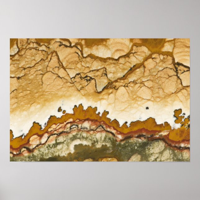 Poster EUA, Oregon, Rocky Butte. Close-up da imagem (Frente)